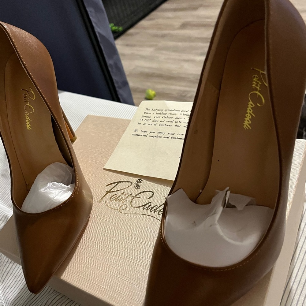 Petit eadeau caramel chestnut stiletto - Picture 3 of 3